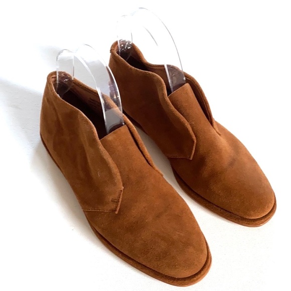 Anthropologie Jeffrey Campbell Tarryton-2 slip on Oxford brown shoes, Size 7M - Picture 4 of 9